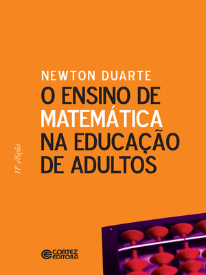 cover image of O ensino de matemática na educação de adultos